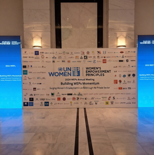 media wall with digital screens